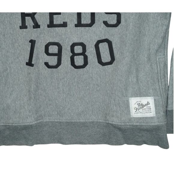 The Hundreds 1980 Gray Crewneck Sweatshirt Size Medium Streetwear Logo Pullover - Picture 3 of 5